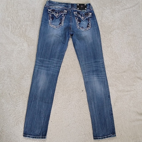 Miss Me Jeans size 29 Easy Skinny Distressed - Picture 5 of 15